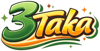 3 taka সবুজ লোগো